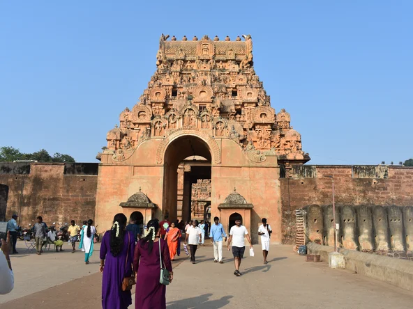 Ornate gateway in Tanjore