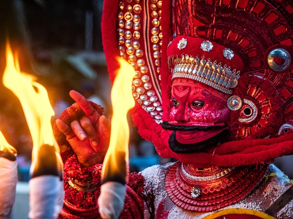 Theyyam festival Telicherry