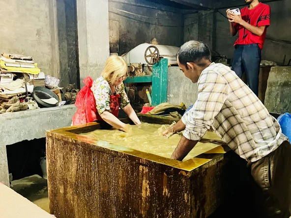Elephant poo paper making, Jaipur