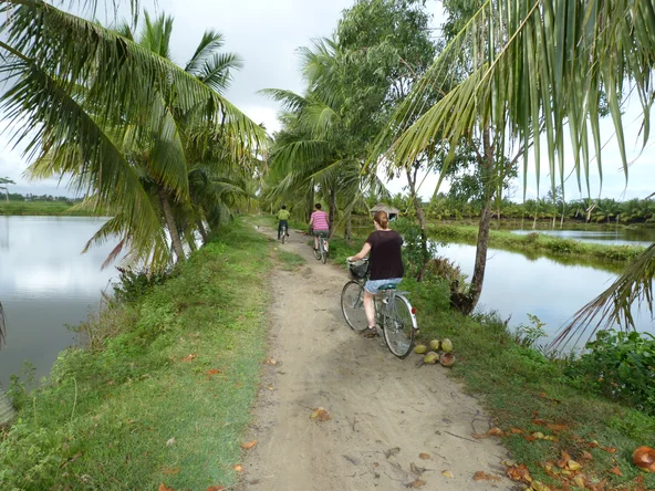 Cycling along the Thu Bon River Experience with InsideAsia