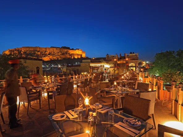 Pal Haveli Rooftop Night