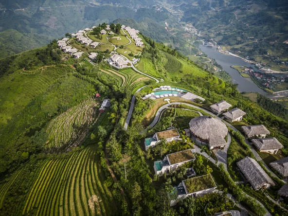 Topas Ecolodge birds eye view