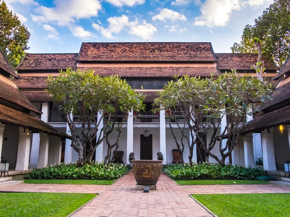 Rachamanka Hotel courtyard