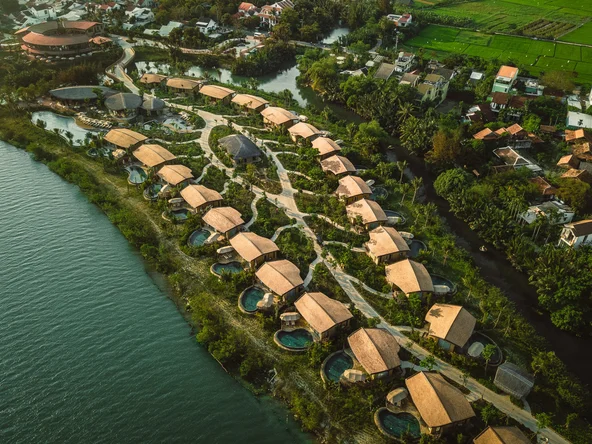 Namia River Retreat Birds Eye View