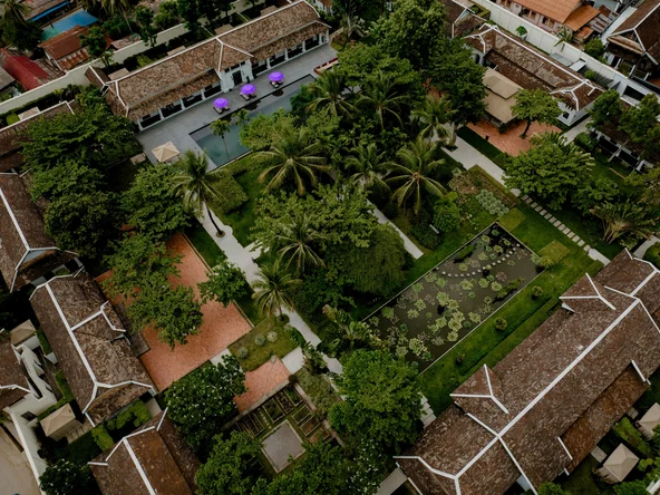 Aerial Shot - Sofitel Luang Prabang