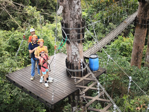 Ziplining in Siem Reap