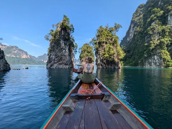 Boat trip through Khao Sok National Park
