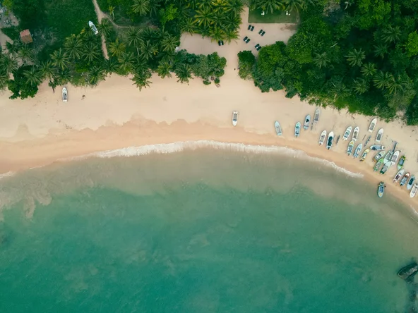Drone Shot, Balapitiya, Sri Lanka