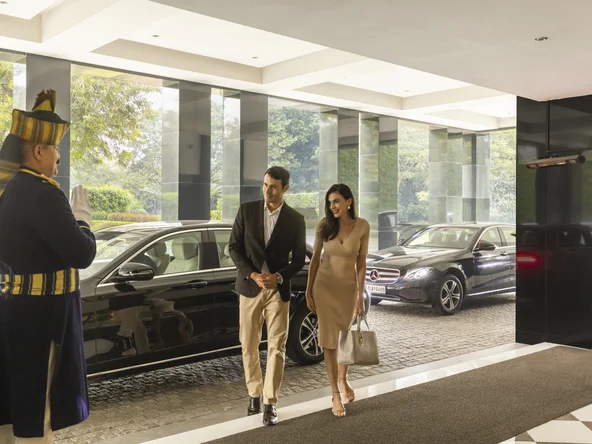 Oberoi New Delhi arrival, New Delhi, India