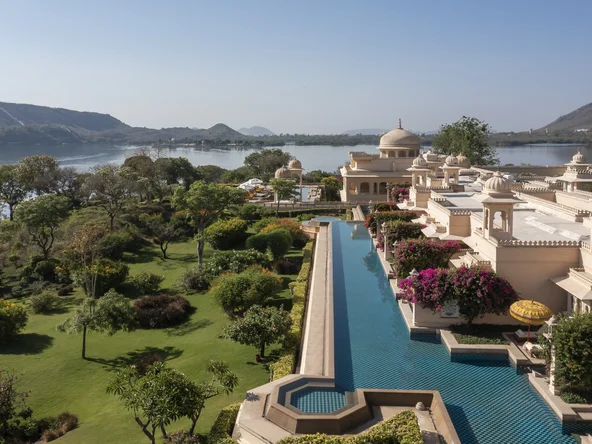 The Oberoi Udaivilas exterior, Udaipur, India