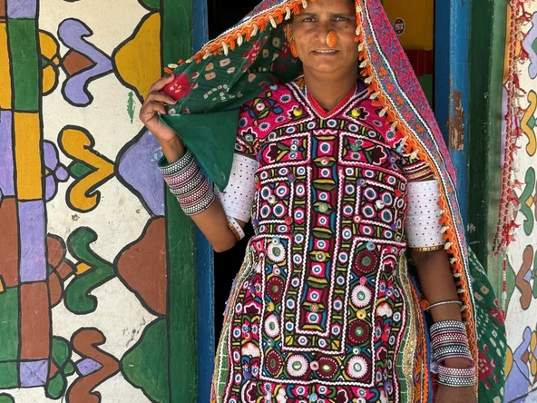 Banni Village Woman, Bhuj and Great Rann of Kutch, India
