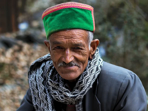 Man Closeup, Himachal Pradesh, India