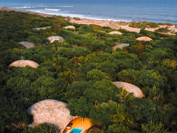 Uga Chena Huts Aerial, Yala National Park, Sri Lanka