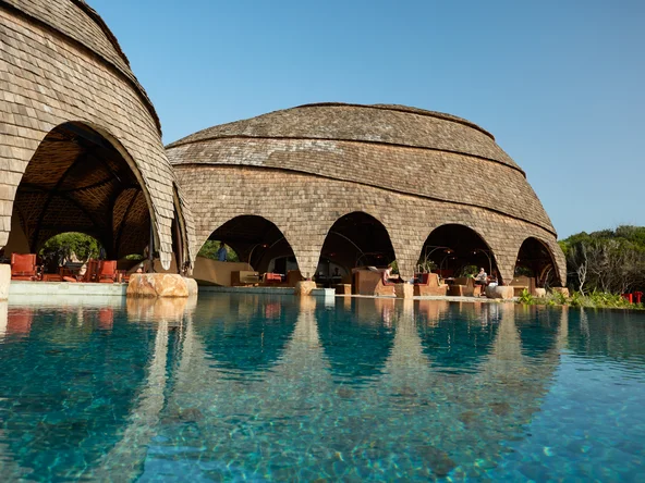 Wild Coast Tented Lodge Pool, Yala National Park, Sri Lanka