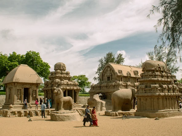 Mahabalipuram Temples, Mahabalipuram, India