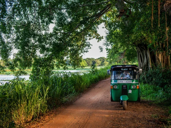 Tuktuk in the Cultural Triangle