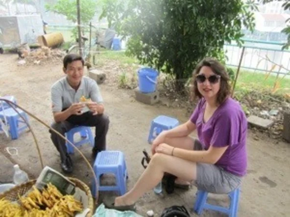 Chilling with the locals