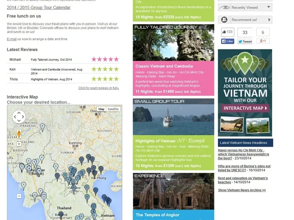 Explore Vietnam guide screenshot