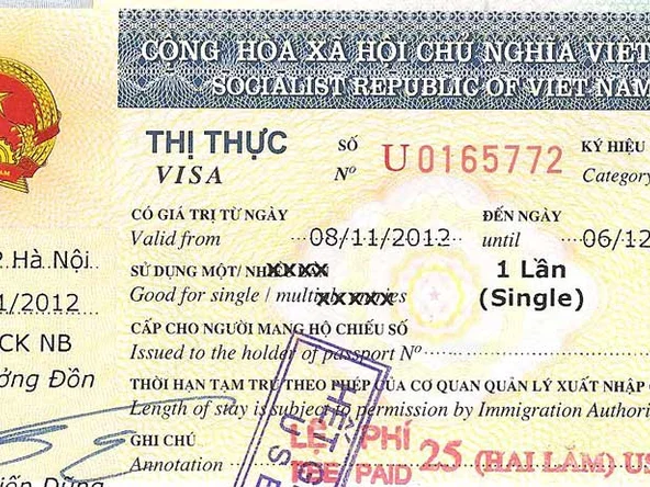 Vietnam visa