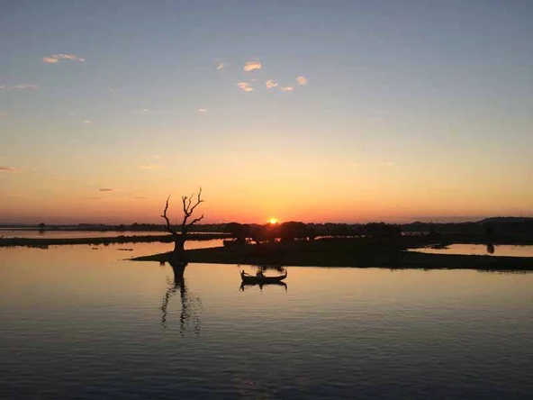 U Bein Bridge in the half-light