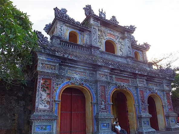 Gateway to Imperial Citadel in Hue, Vietnam