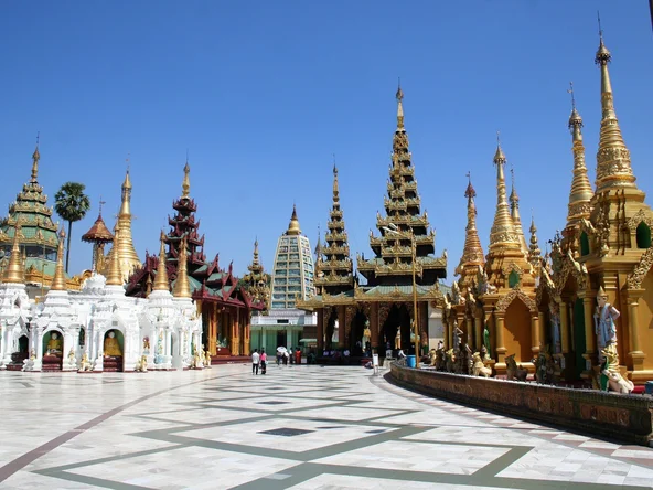 Shwedagon pagoda in Burma