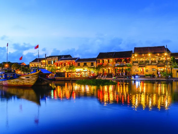 Hoi An Riverside twilight, Vietnam