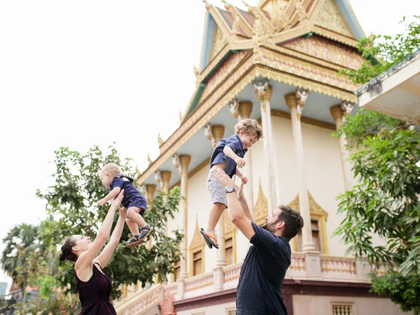 Family in Southeast Asia