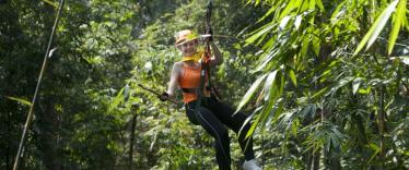 Zip-line Tree Top Explorer in Laos