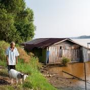 Man with goat in Kota Bharu