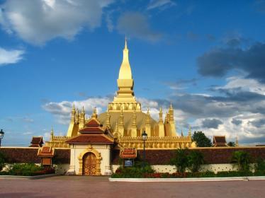 Pha That Luang stupa in Vientiane