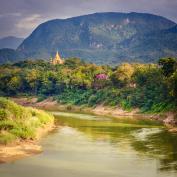 Luang Prabang landscape view 