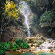 Kuang Si waterfall near Luang Prabang