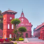 Red buildings of Malacca