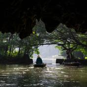 Exploring Ninh Binh on a Sampan boat