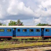 Train in North Borneo