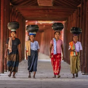 Local Burmese women
