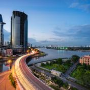 Aerial view of Ho Chi Minh City