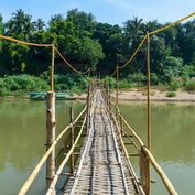 Bridge in Luang Prabang - Aaron Boothe