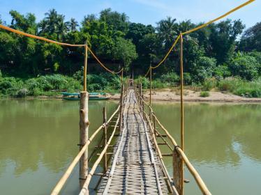 Bridge in Luang Prabang - Aaron Boothe