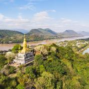 Aerial view of Luang Prabang