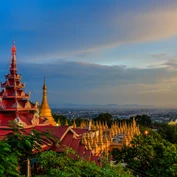 View from Mandalay Hill 
