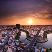 Aerial view of Ho Chi Minh City