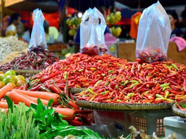 Kota Kinabalu food market
