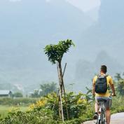 Cycling in Hue countryside