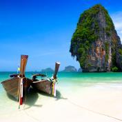 Boats at Krabi, Thailand 