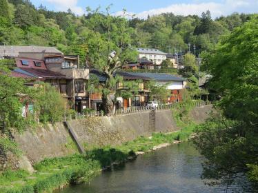 Takayama riverside