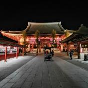 Asakusa temple at night