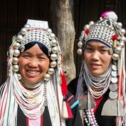 Ladies wearing traditional dress