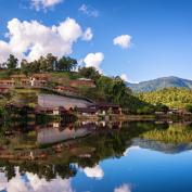 Lakeside village of Mae Hong Son